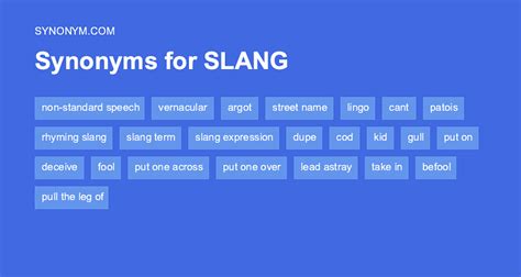 slang synonym